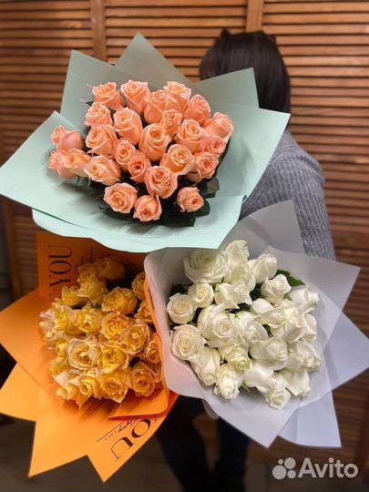 Букеты с доставкой розы