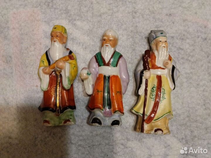 Фарфоровые статуэтки 1900-1950гг. Мудрецы
