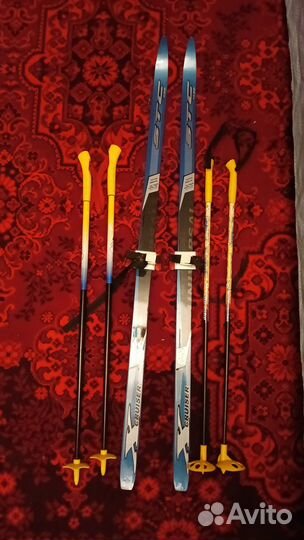 Лыжи беговые детские 120 см