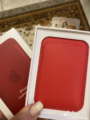 Apple leather wallet magsafe купить в Москве | Электроника | Авито