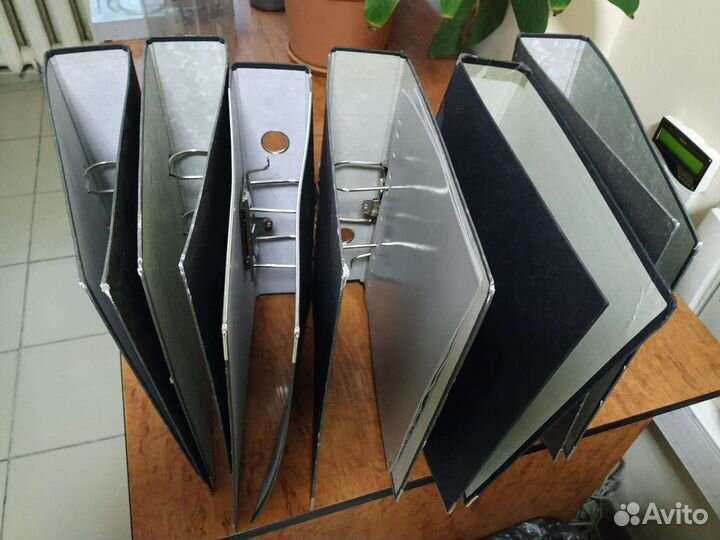 Папки-регистраторы, файлы А4