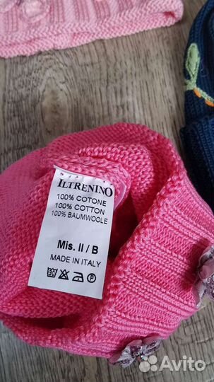 Новые шапочки Тренино весна 36-38