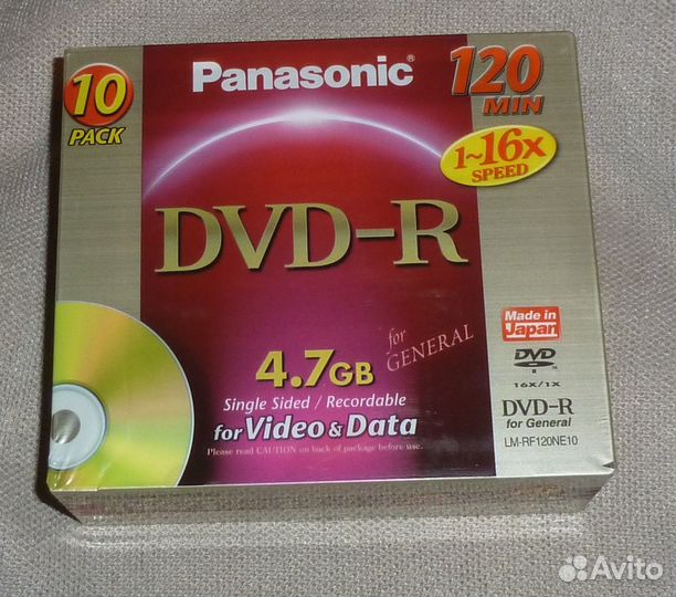 Video DVD-R,DVD+R Panasonic(Japan)
