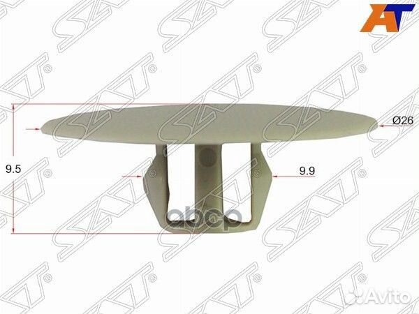 Клипса обшивки капота mitsubishi (1 шт.) stkj22