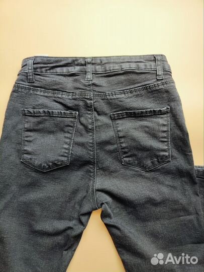 Джинсы для девочки, девушки черные 40-42 размер