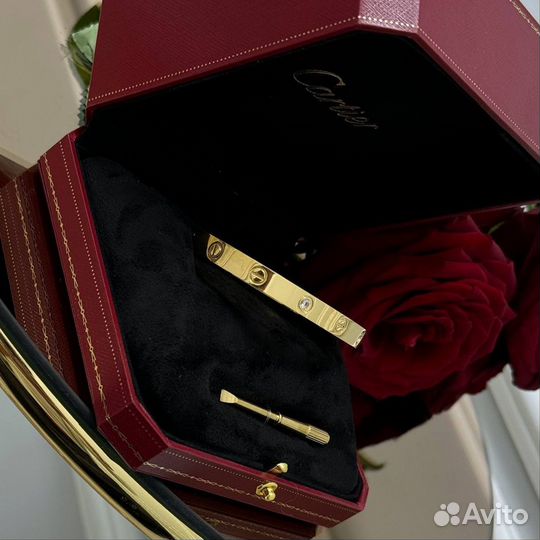 Браслет cartier love и кольцо