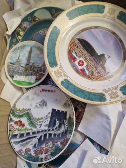 Тарелка настенная керамика