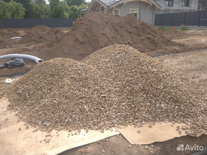 Щебень все фракции,песок,отсев с доставкой