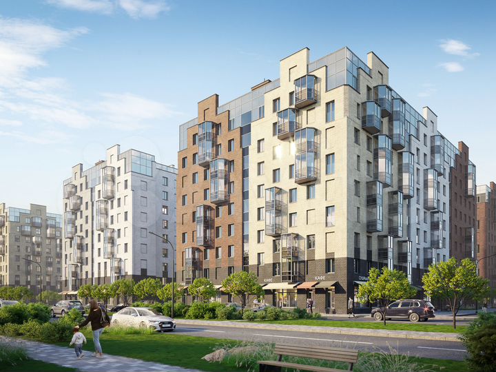 2-к. квартира, 48,3 м², 9/9 эт.