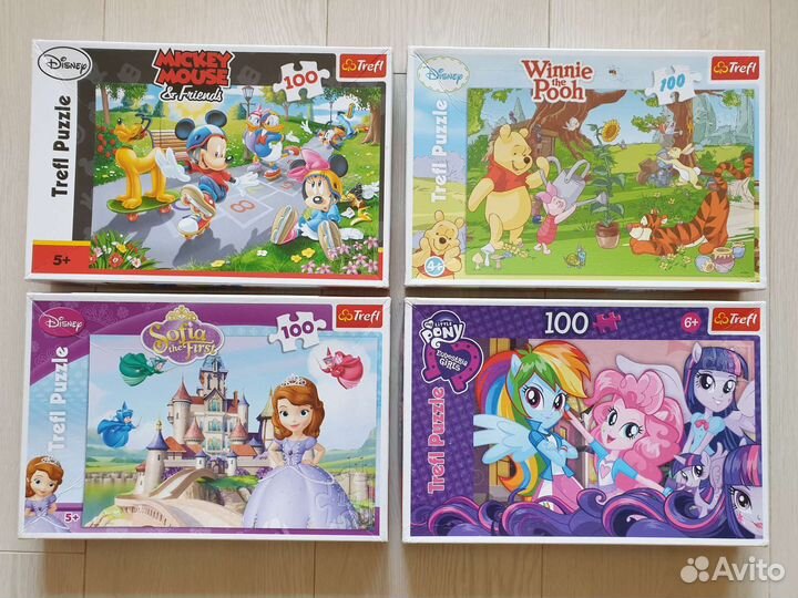 Пазлы Trefl 100 деталей