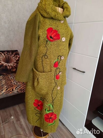 Модное пальто шерсть