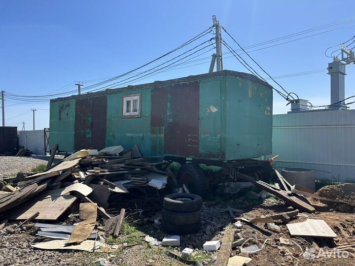 Вагончик бытовка бу на колесах