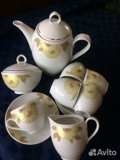 Сервиз кофейный Colditz гдр раритет