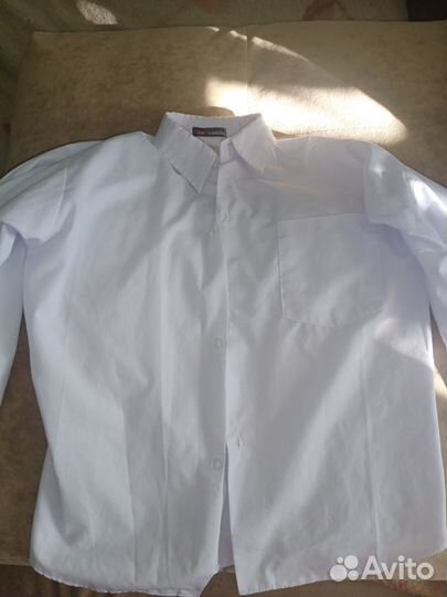 Белая рубашка на мальчика