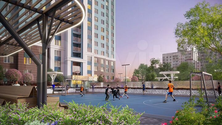 2-к. квартира, 69,3 м², 14/25 эт.