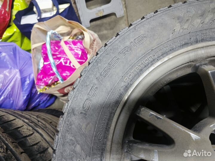 Nokian hakkapeliitta 9 195 65 r15 на дисках 5х100