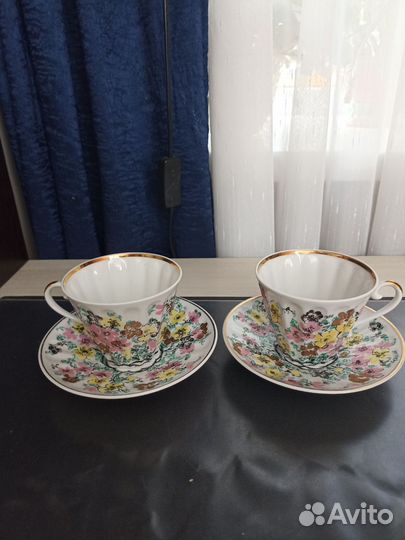 Чайная пара фарфор