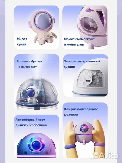 Капсульный увлажитель воздуха новый