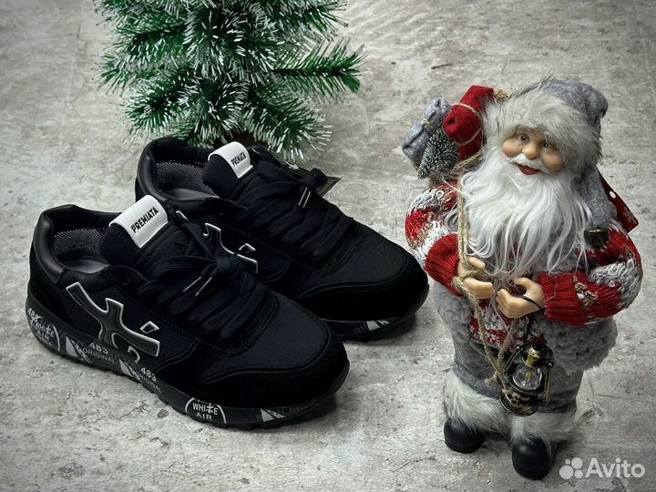 Зимние Кроссовки Premiata Mick Черные 45 размер