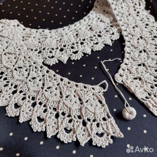 Воротничок вязаный