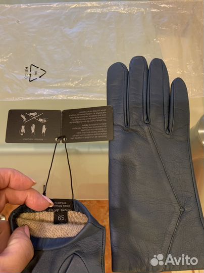 Новые перчатки кожаные Италия Francesco Marconi