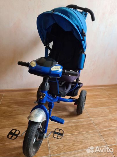 Детский велосипед коляска трехколесный