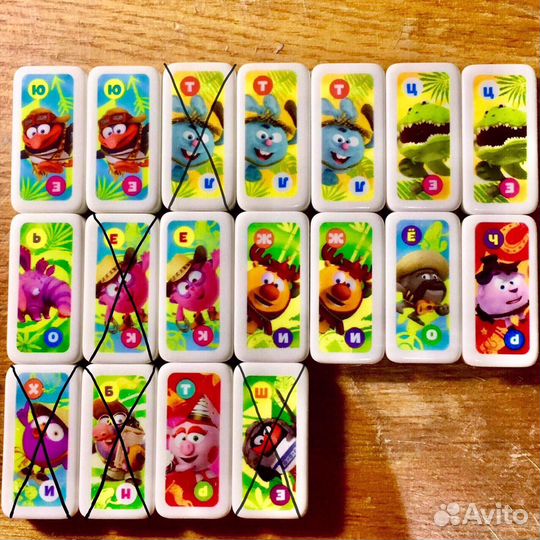 Домино «Смешарики. Дежавю» Spar