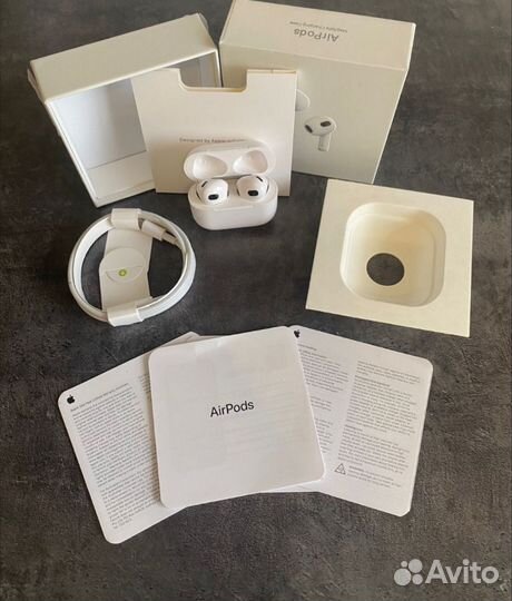 Беспроводные наушники apple airpods 3