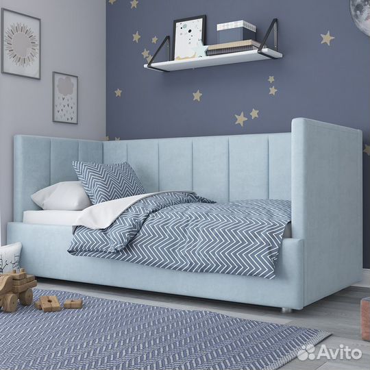 Кровать мягкая интерьерная детская 