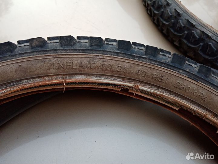 Покрышки с камерами от велосипеда