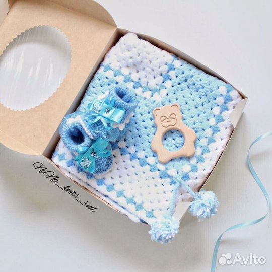 Комплект для новорожденного, детский плюшевый плед