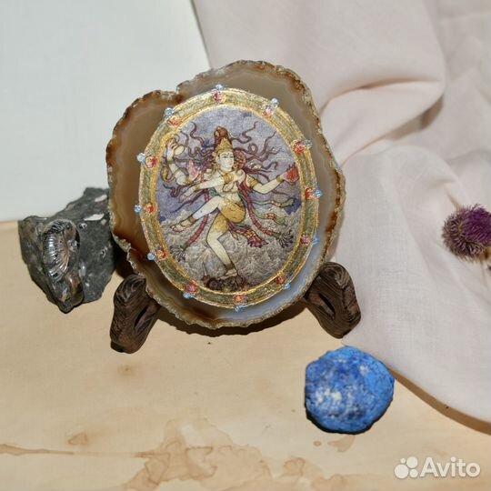 Артефакт на агате Шива Натараджа