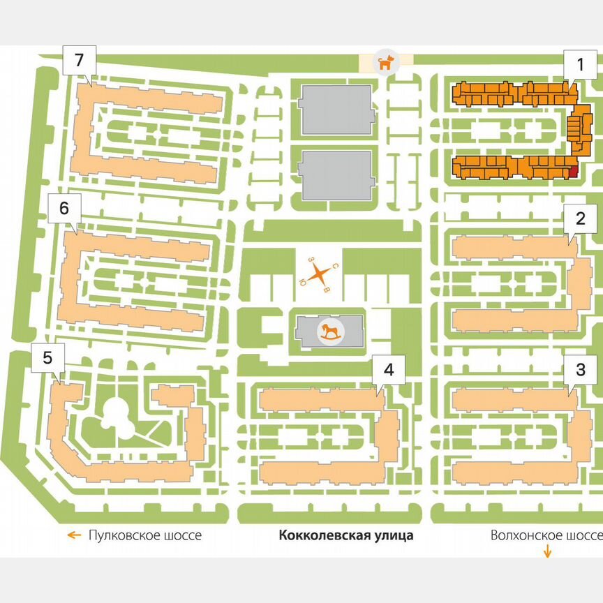1-к. квартира, 39 м², 4/5 эт.