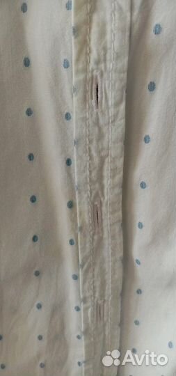 Рубашка льняная белая