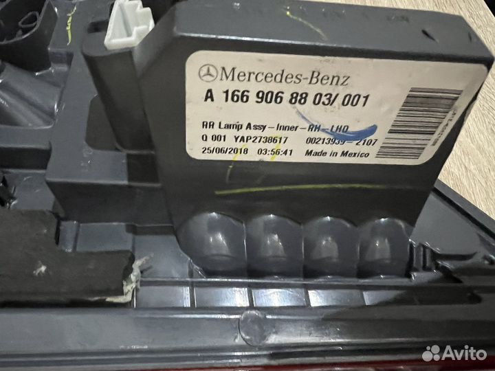 Задний фонарь на GLE 166