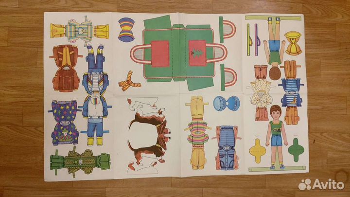 Кукла бумажная