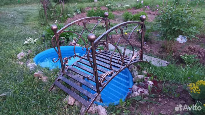 Кованный мостик для сада /украшение дачи