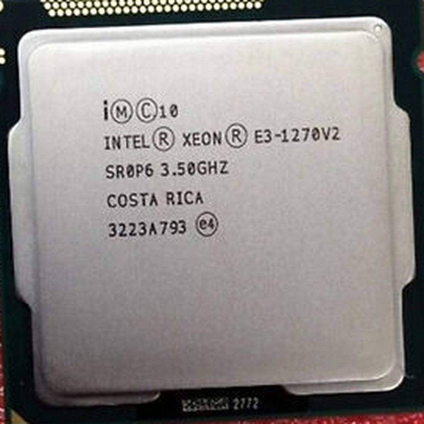 [E3-1270V2] Xeon 3.50(Turbo 3.90) Ghz/8m 8 Потоков E3-1270v2