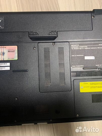 Ноутбук Sony на запчасти