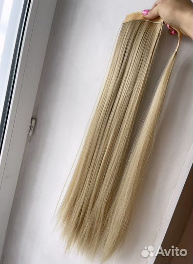 Хвост на заколке 65 см