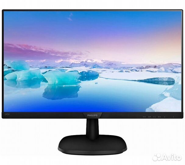 Монитор Philips 23.8'' 243V7qjabf, черный