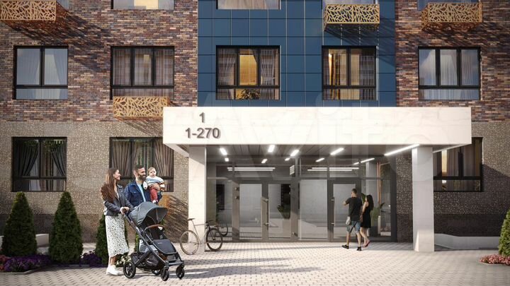 2-к. квартира, 77,6 м², 8/25 эт.