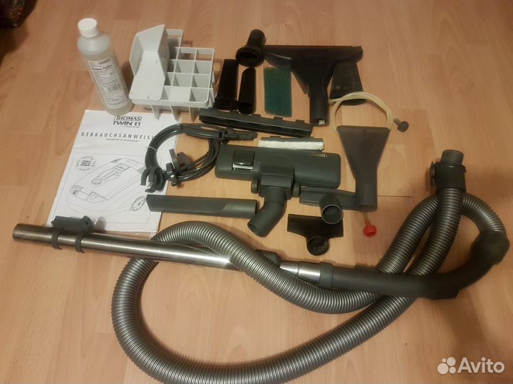 Пылесос thomas twin T1 Aquafilter,1600 Вт, голубой