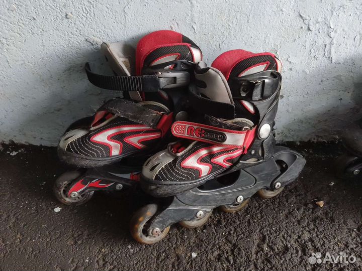 Роликовые коньки детские раздвижные
