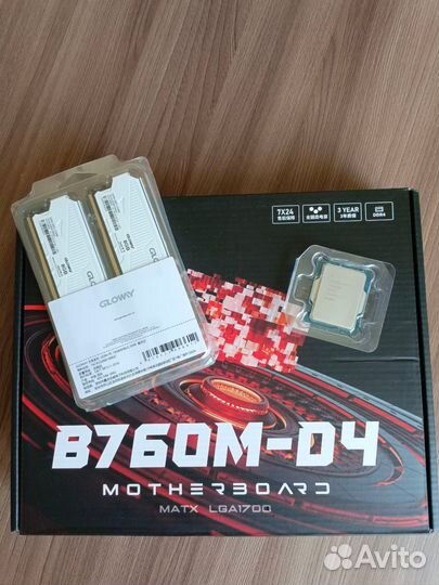 Комплект b760m 12100f 16gb ddr4 3200