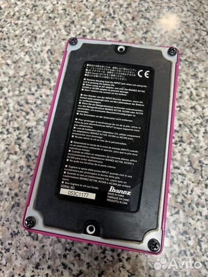 Гитарная педаль эффектов Ibanez DE-7 delay/echo