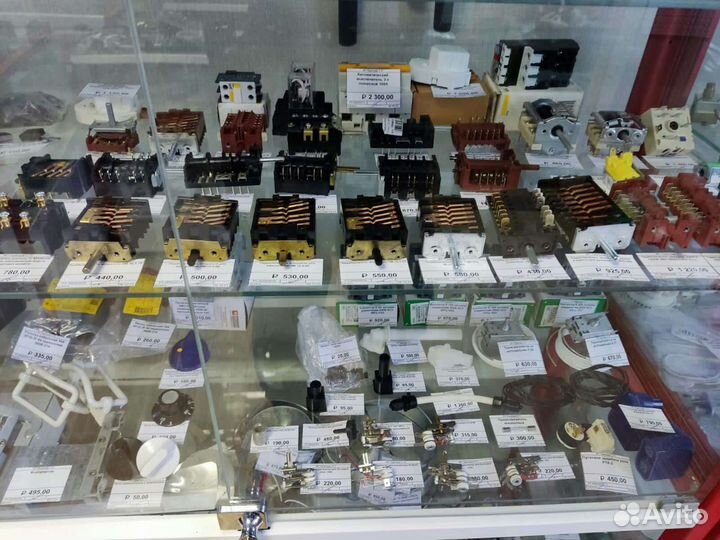 Переключатели для плит, духовых шкафов