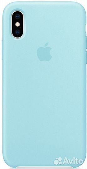 Чехол Orig Silicone Case для iPhone XS Max, бирюзо