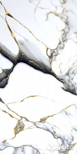 Monet Black Gold,Onyx Waves Керамогранит 60x120