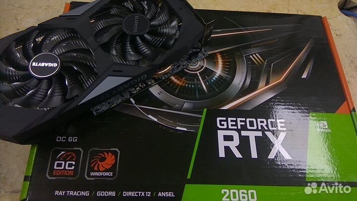Видеокарта rtx 2060 6gb